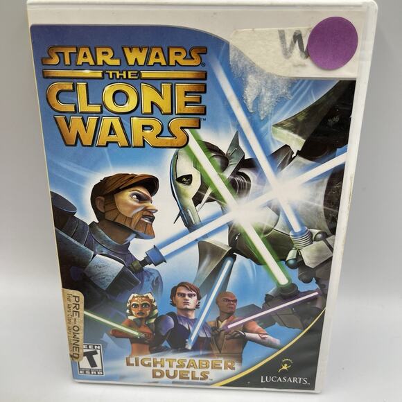 Star Wars: The Clone Wars - Lightsaber Duels (Nintendo Wii, 2008) - Picture 1 of 6
